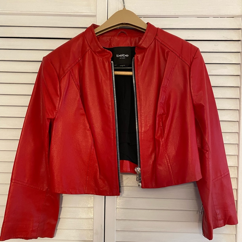 Crop Leather Jacket